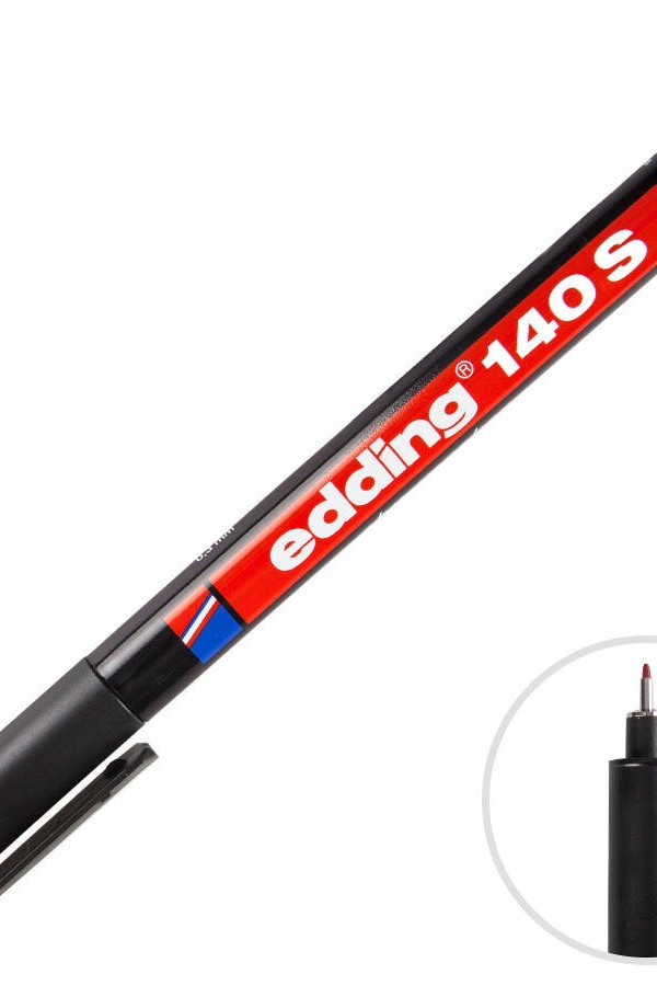 Edding 140S Permanent Asetat Kalem Kırmızı S Uç