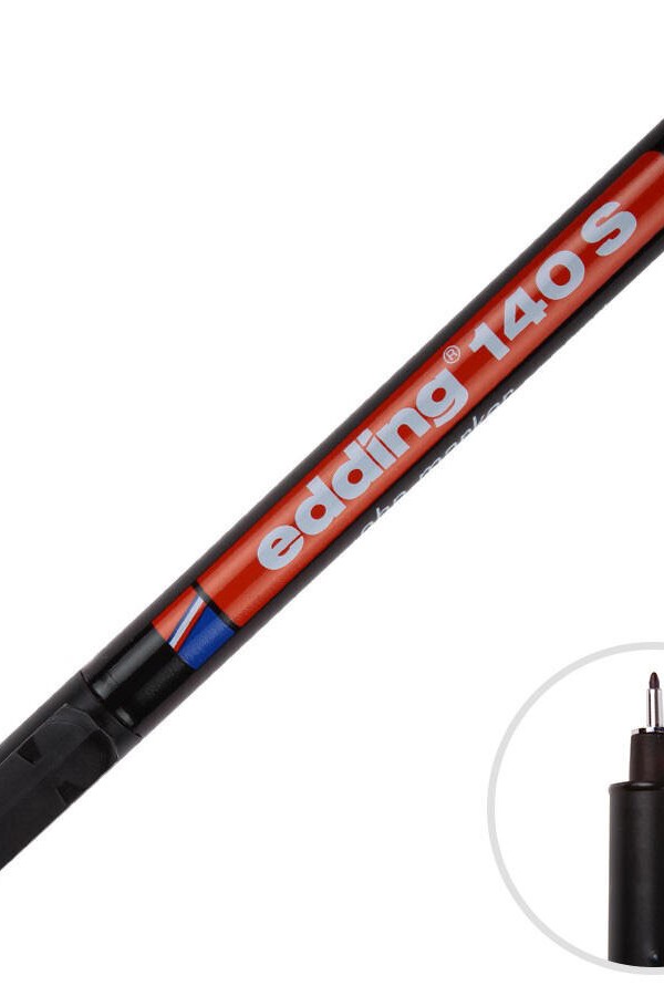 Edding 140S Permanent Asetat Kalem Siyah S Uç