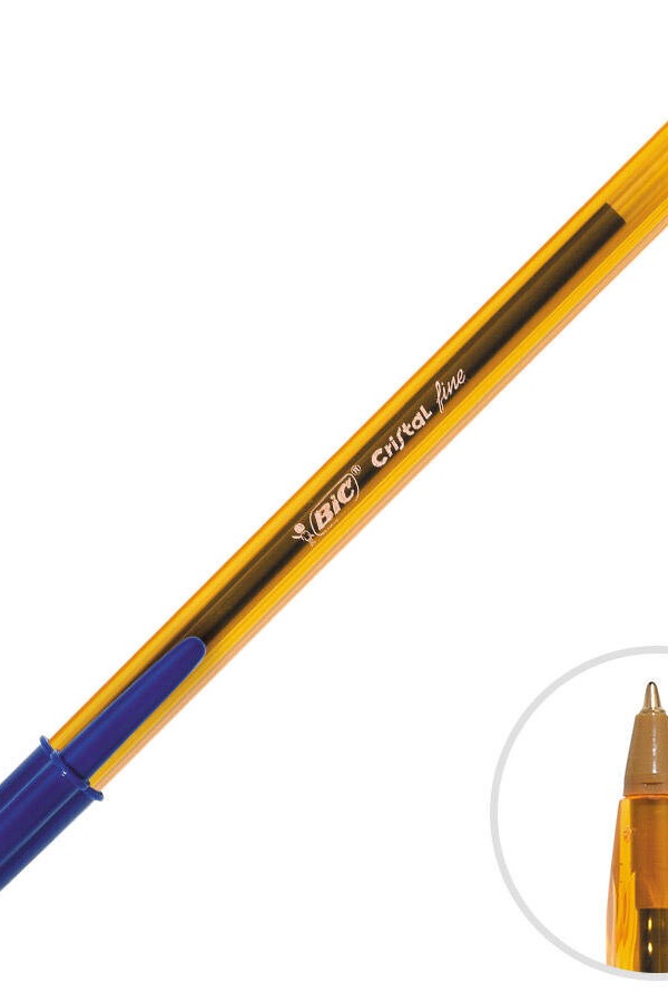 Bic Cristal Fine Tükenmez Kalem 0.8 mm Uçlu Mavi 50'li Paket