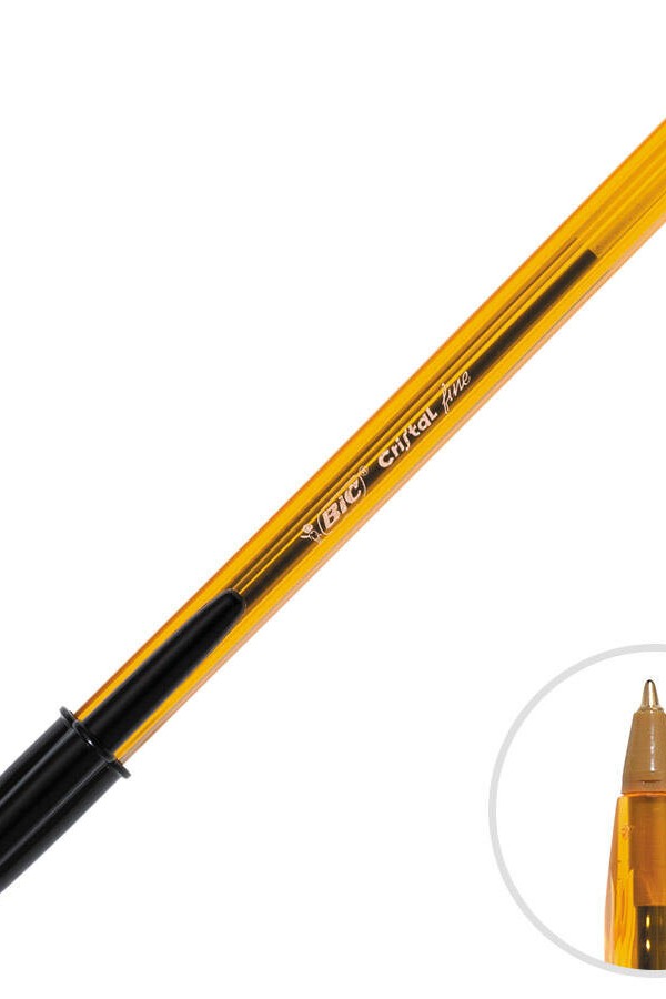 Bic Cristal Fine Tükenmez Kalem 0.8 mm Siyah 50'li Paket