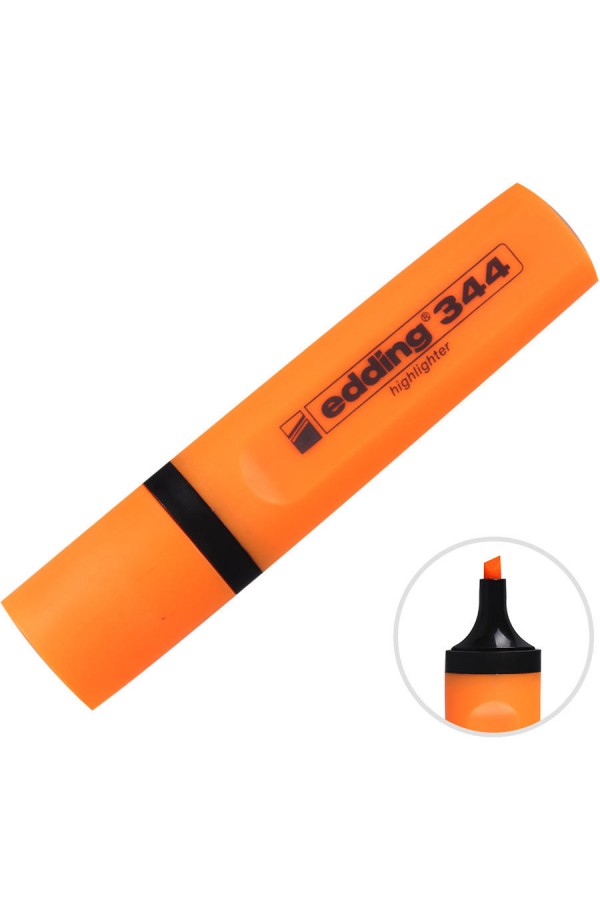 Edding 344 Fosforlu Kalem Turuncu