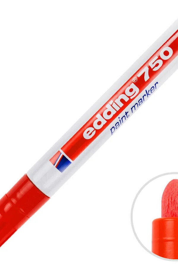Edding 750 Boya Marker Kalem Kırmızı