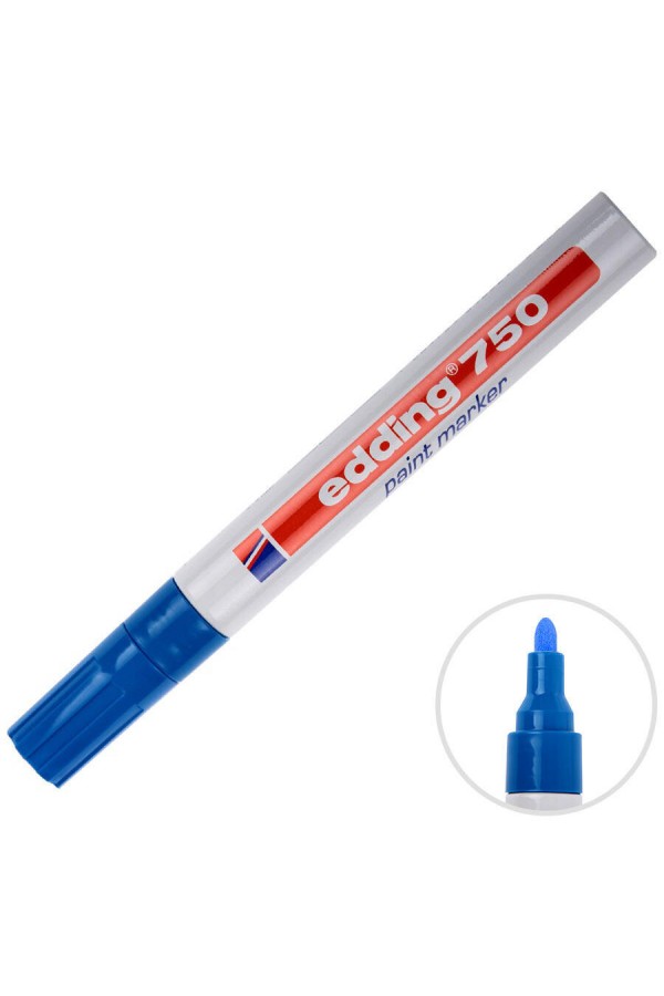 Edding 750 Boya Marker Kalem Mavi