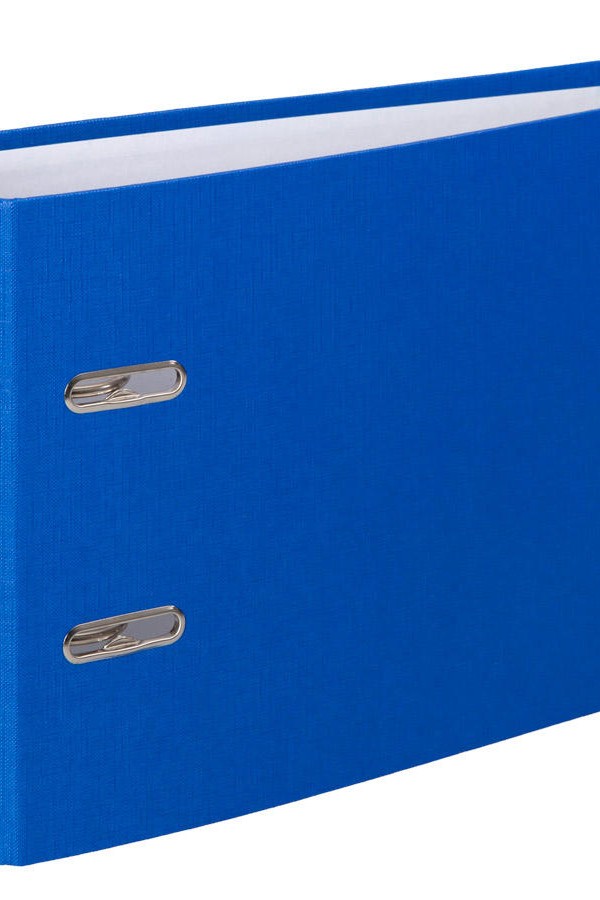 Worldone Telgraf Klasör Geniş A5 Mavi 5'li Paket