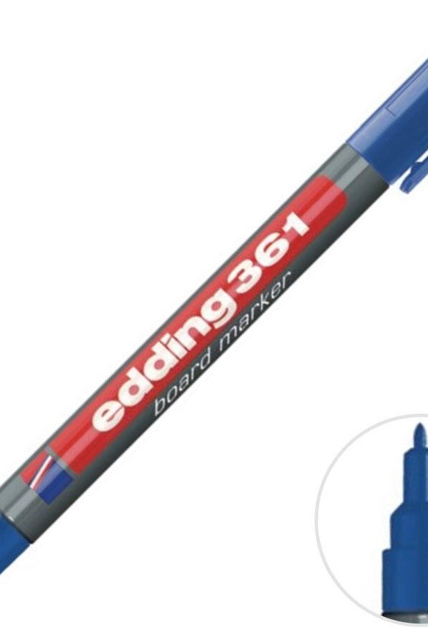 Edding 361 Tahta Kalemi İnce Uç Mavi