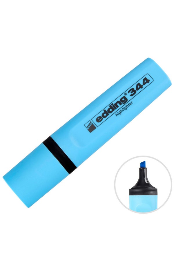 Edding 344 Fosforlu Kalem Mavi