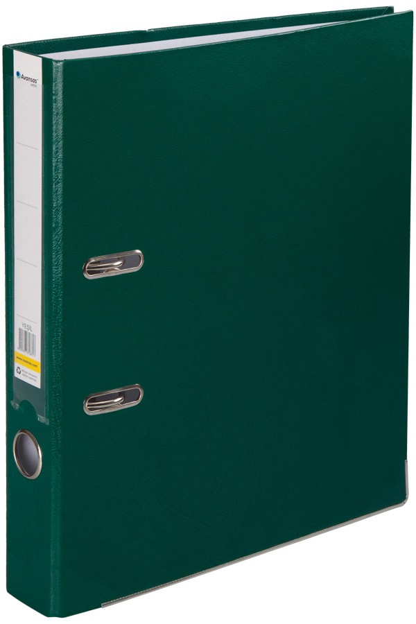 Avansas Extra Plastik Klasör Dar A4 Yeşil