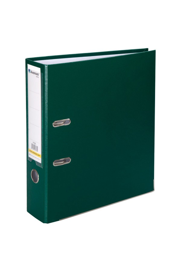 Avansas Extra Plastik Klasör Geniş A4 Yeşil