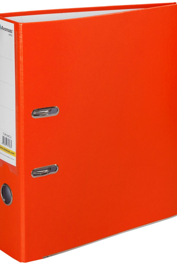 Avansas Extra Plastik Klasör Geniş A4 Turuncu