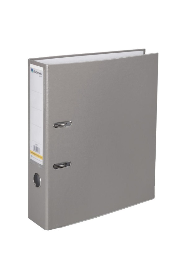 Avansas Extra Plastik Klasör Geniş A4 Gri