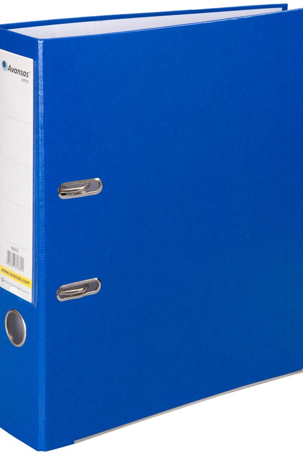 Avansas Extra Plastik Klasör Geniş A4 Mavi