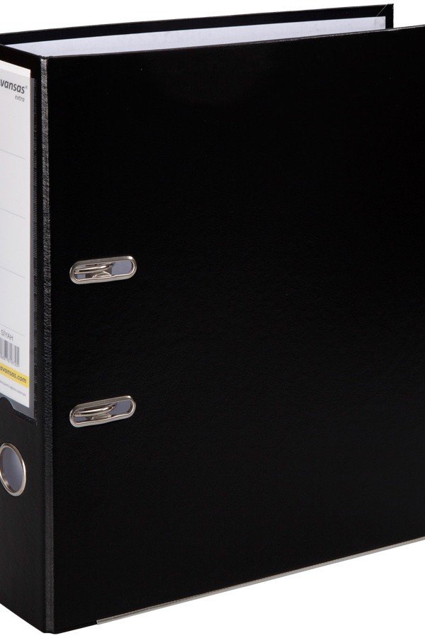 Avansas Extra Plastik Klasör Geniş A4 Siyah