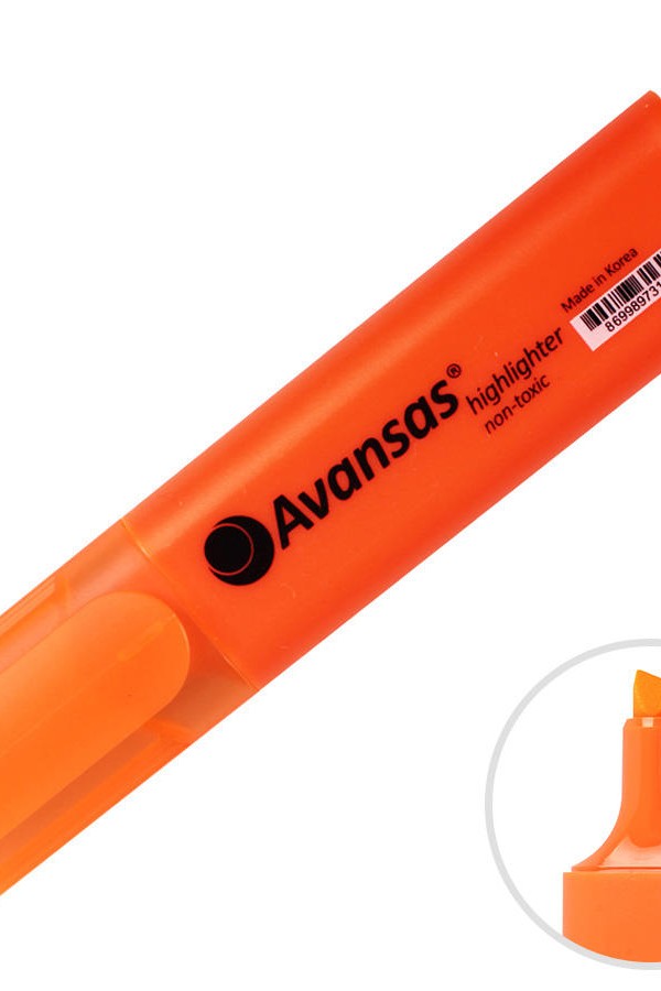 Avansas 904 Fosforlu Kalem Turuncu