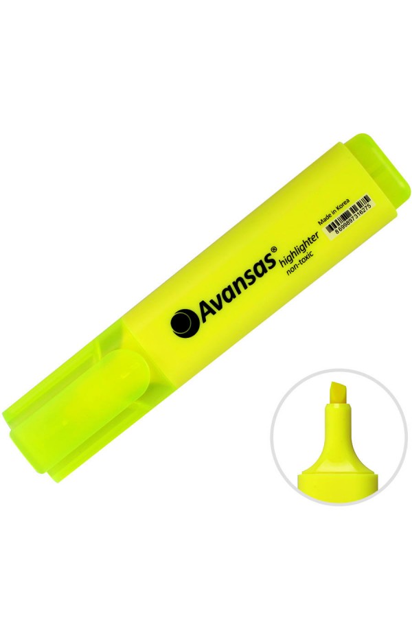 Avansas 904 Fosforlu Kalem Sarı