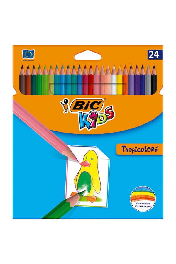 Bic Tropicolor Kuru Boya Kalemi 24 Renk