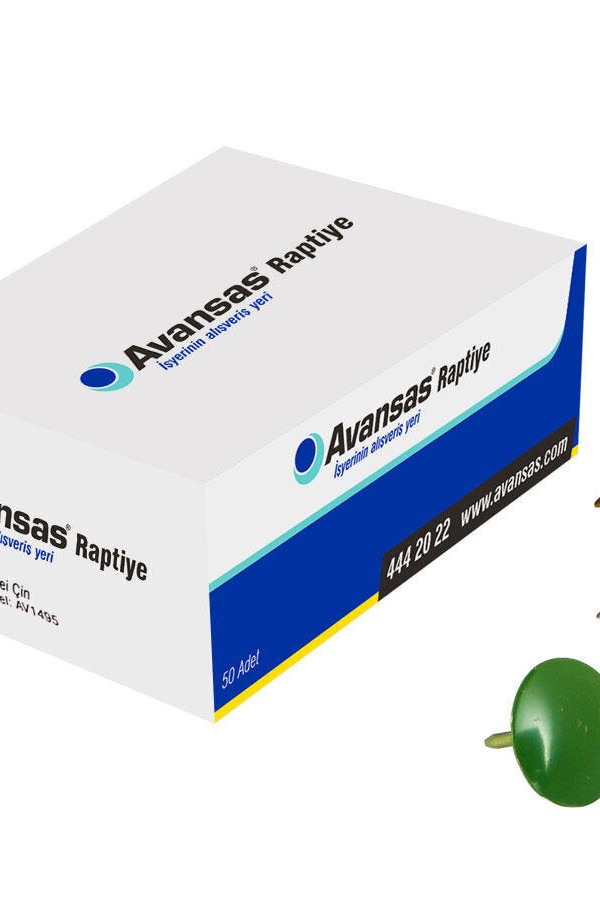 Avansas Av1495 Renkli Raptiye 50'li Kutu