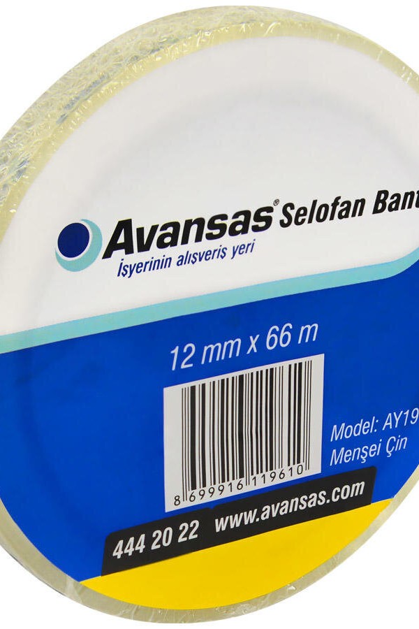 Avansas Ay19 Büro Bandı 12 mm x 66 m