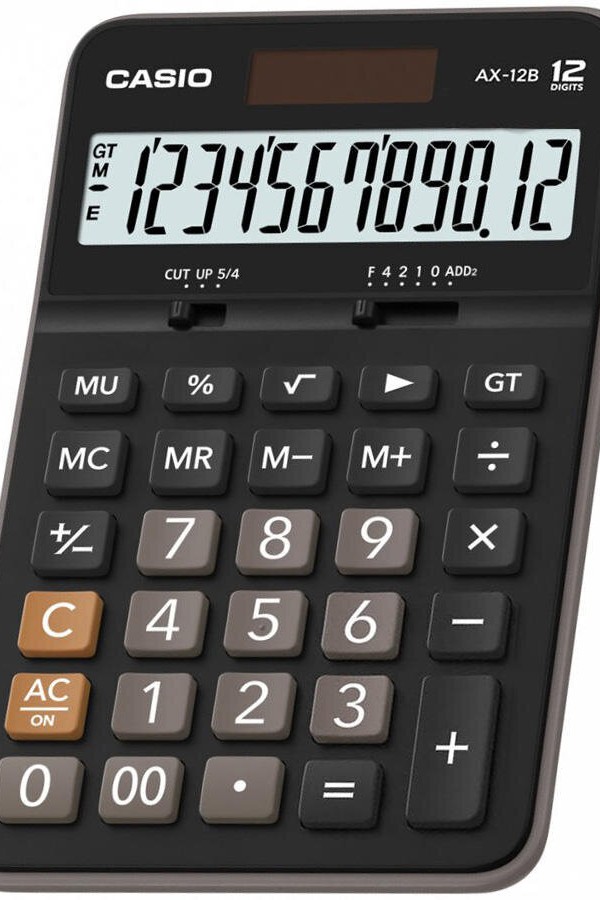 Casio AX-12B 12 Haneli Masaüstü Hesap Makinesi