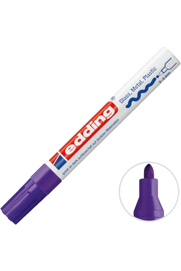 Edding 750 Boya Marker Kalem Mor