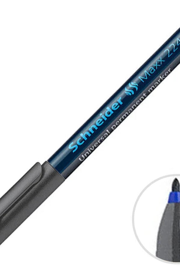 Schneider 224 Permanent Asetat Kalem Mavi M Uç