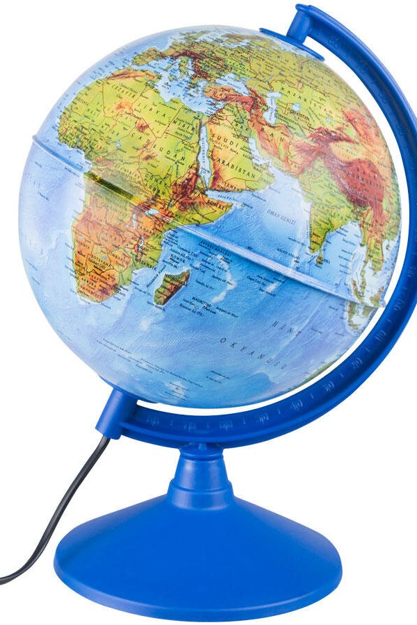 Globe 41201 Işıklı Fiziki + Siyasi Küre 20 cm