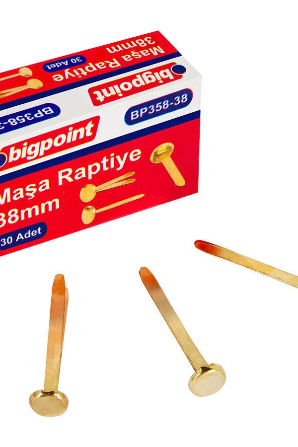 Bigpoint BP358 Maşa Raptiye 38 mm 30'lu Kutu