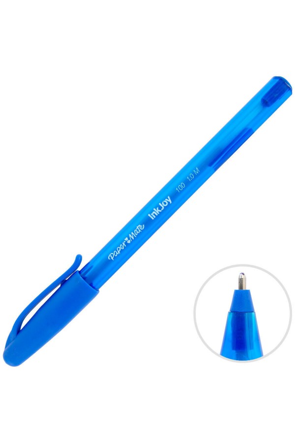 Paper Mate Inkjoy 100 Tükenmez Kalem 1 mm Mavi
