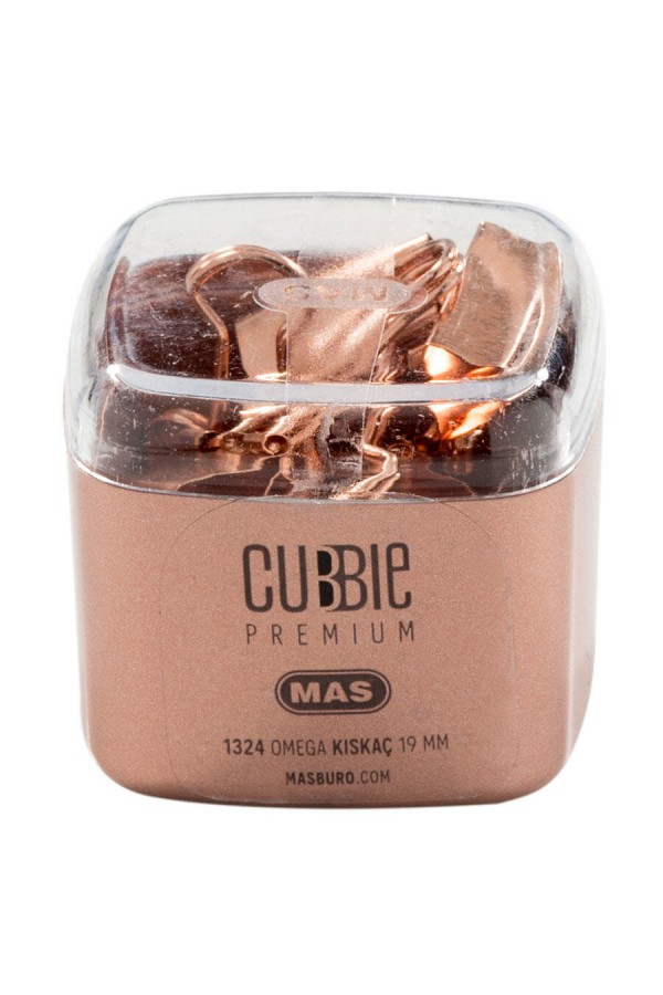 Mas 1324 Cubbie Premium Rose Gold Kıskaç 19 mm 5'li Paket