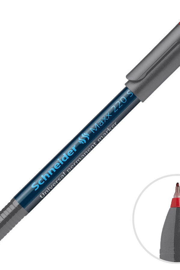Schneider 220 Permanent Asetat Kalem Kırmızı S Uç