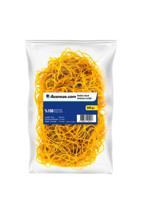 Avansas Paket Lastiği % 100 Kauçuk 500 gr