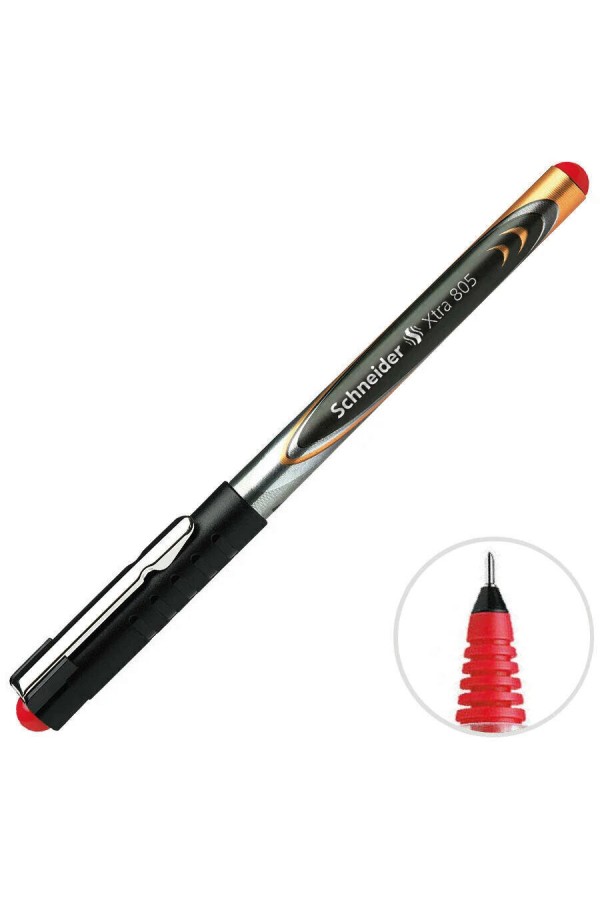 Schneider Xtra 805 İğne Uç Kalem Tekli Kırmızı