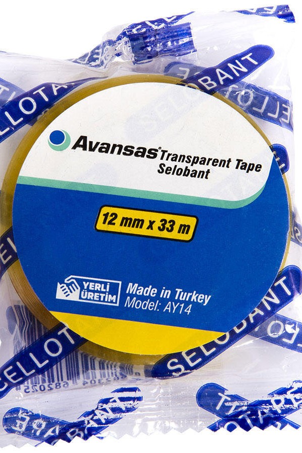 Avansas Ay14 Büro Bandı 12 mm x 33 m Tekli