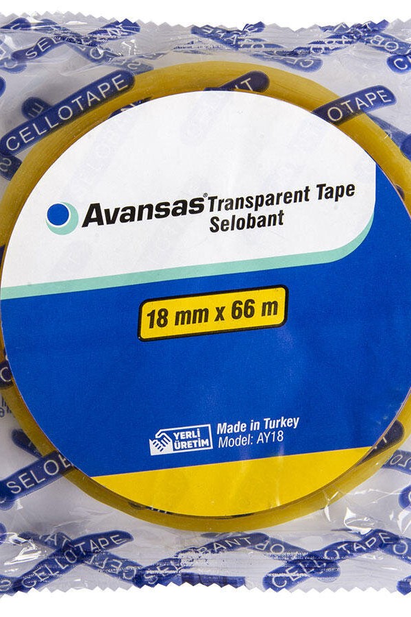 Avansas Ay18 Büro Bandı 18 mm x 66 m Tekli