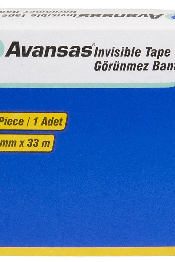 Avansas Invisible Görünmez Bant 18 mm x 33 m