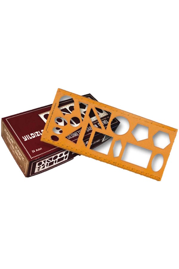 Yıldızlar 040 Geometrik Şablon