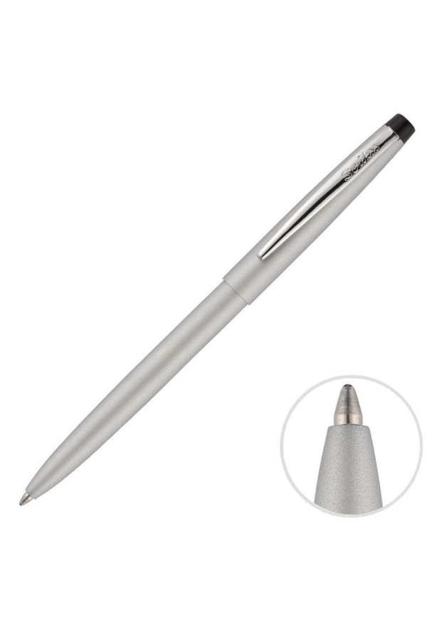Scrikss F108 Tükenmez Kalem Gümüş Gri