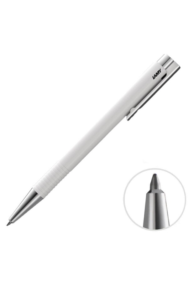 Lamy Logo Mplus 204 MT-B Tükenmez Kalem Beyaz