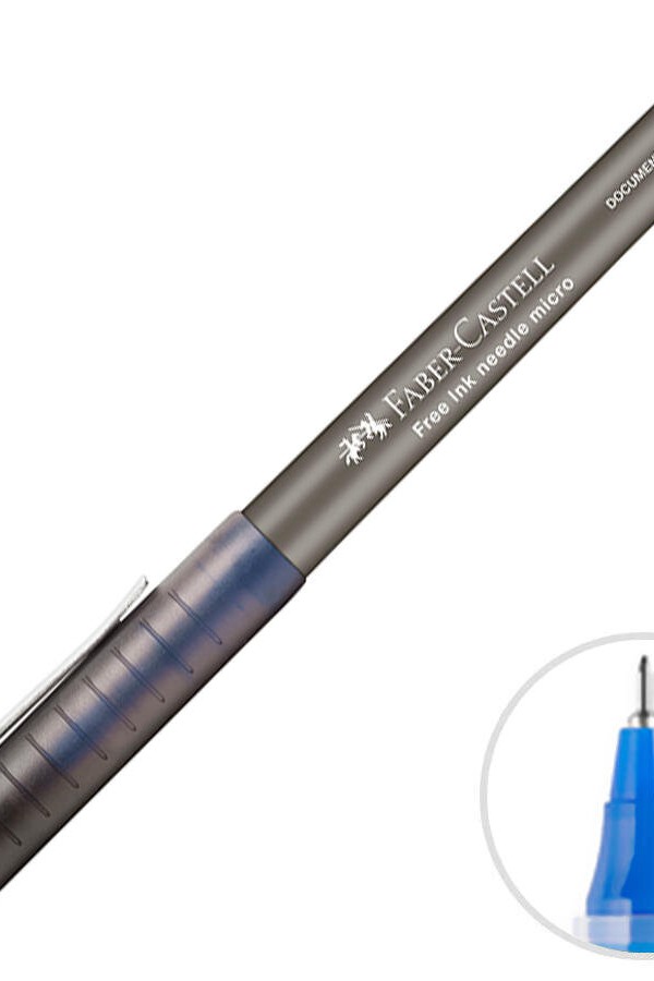 Faber-Castell Free Ink İğne Uç Kalem 0.5 mm Mavi