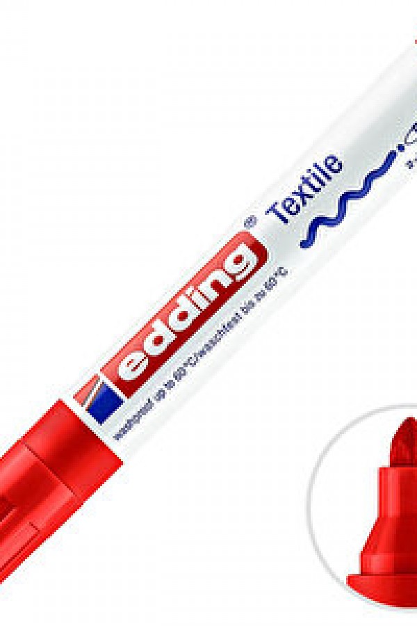 Edding 4500 T-Shirt Kalemi Kırmızı