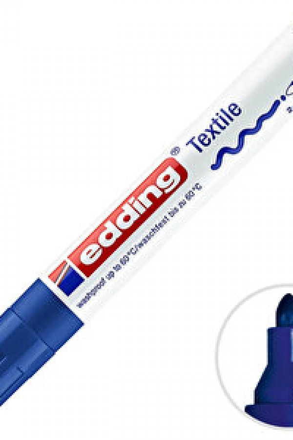 Edding 4500 T-Shirt Kalemi Mavi