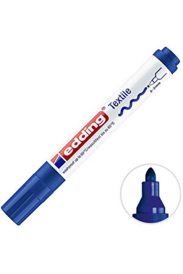 Edding 4500 T-Shirt Kalemi Mavi