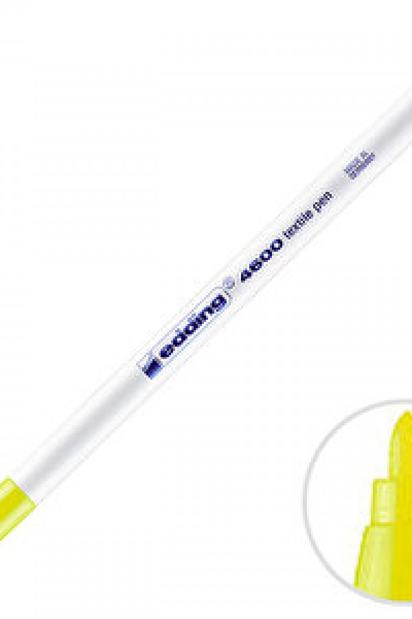 Edding 4600 T-Shirt Kalemi Fosforlu Sarı