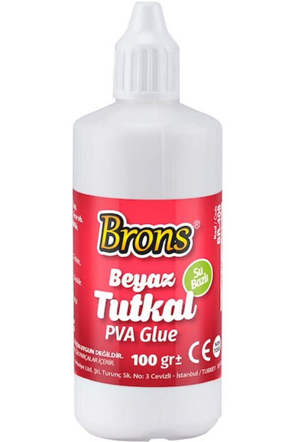 Brons Beyaz Tutkal 100Gr Plastik Br-408
