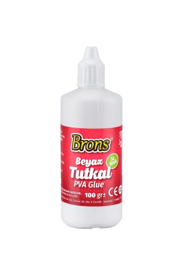 Brons Beyaz Tutkal 100Gr Plastik Br-408
