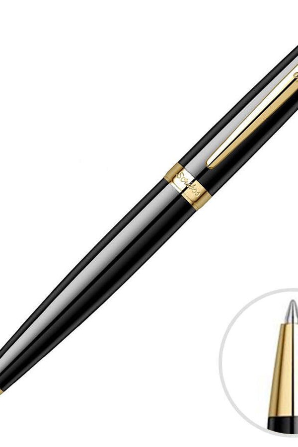 Scrikss 38 Tükenmez Kalem Siyah Altın