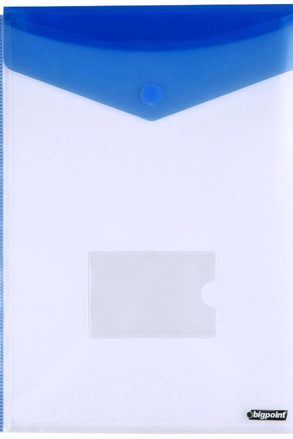 Bigpoint 11 Delikli Dik Cırtlı Dosya A4 Mavi