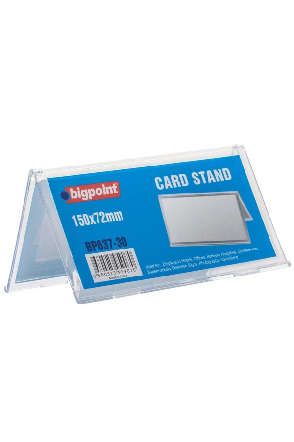Bigpoint Kart Standı Çift Taraflı 150 mm x 72 mm