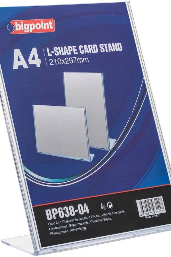 Bigpoint Kart Standı Dikey A4