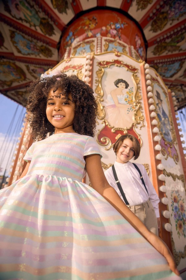 Kız Çocuk Kısa Kollu Elbise